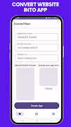 برنامه‌نما Web to app builder | App maker عکس از صفحه