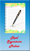 Real Signature Maker : Signature Creator Free plakat