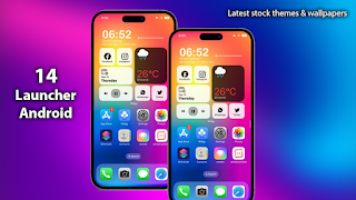iPhone 14 Launcher For Android syot layar 1