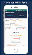 برنامه‌نما BMI Calculator عکس از صفحه