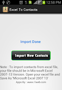Import Export Contacts captura de pantalla 4
