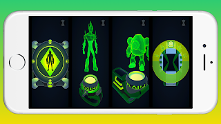 Omnitrix Simulator 3D 10 aliens viewer instruction 海報