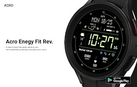 ACRO Enegy Fit Rev watchface 截圖 1