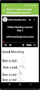 Online Reading Lessons Ekran Görüntüsü 4