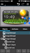 XWidget penulis hantaran