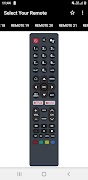Haier TV Remote imagem de tela 1