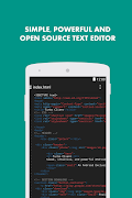 Turbo Editor // Text Editor โปสเตอร์