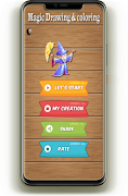 Magic Drawing & Coloring Book screenshot 1
