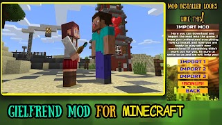 برنامه‌نما Girlfrend Mod For Minecraft عکس از صفحه