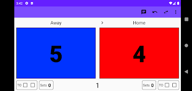 Easy Volleyball Scorekeeper Affiche