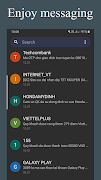 Messages: SMS Text + MMS تصوير الشاشة 1