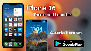 iPhone16 launcher and wallpapr اسکرین شاٹ 2