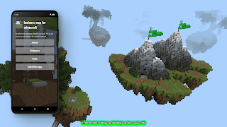 bedwars map for minecraft ポスター