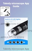 Takmly microscope App Guide imagem de tela 5