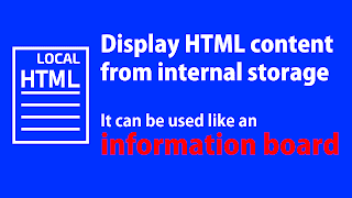 Lokale Informationen Plakat