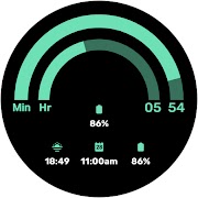 HalfTime - WearOS Watchface ภาพหน้าจอ 5