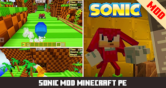 برنامه‌نما Sonic Mod Add-on for MCPE عکس از صفحه