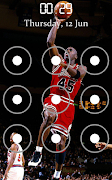 Michael Jordan Pattern Lock Screen تصوير الشاشة 1