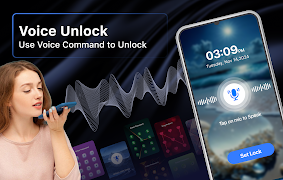 Voice Lock: Screen & App Lock पोस्टर