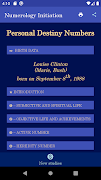 NUMEROLOGY AND DESTINY syot layar 1