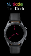 Text Clock Watch Face (Analog) screenshot 2