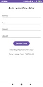 Auto Lease Calculator 截图 5
