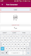 Font Generator : Cool Fonts Ge screenshot 3