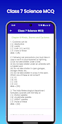 Class 7 Science MCQ screenshot 3