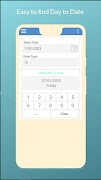Day to Date Calculator Screenshot 1