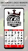 4 Schermata Snooker Logo Maker : Billiard