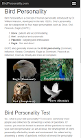 پوستر Bird Personality