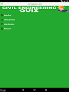 7 Schermata Civil Engineering Quiz