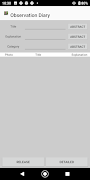 Observation diary screenshot 2