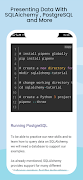 Learn SQLAlchemy- Python Query اسکرین شاٹ 3