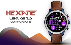 Hexane Digital Watch Face captura de pantalla 3