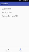 Quotations syot layar 1