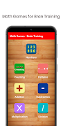 Math Games - Brain Training poster
