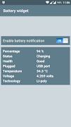 Battery Widget & Info poster