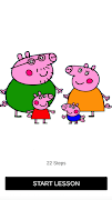 Hoe Peppa Pig te tekenen screenshot 5