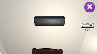 Air conditioner simulator poster