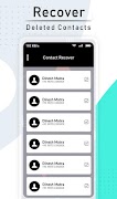 Recover All Deleted Contacts - Restore Contacts captura de pantalla 1