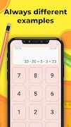 برنامهنما Mental arithmetic عکس از صفحه