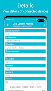 برنامه‌نما USB diagnostics عکس از صفحه