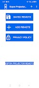 Espon Projector Remote Affiche