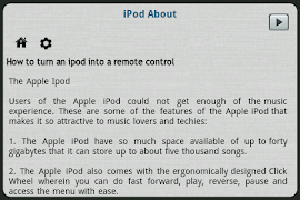 iPod About Ekran Görüntüsü 3