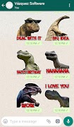 WASticker Dinosaurs syot layar 2