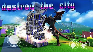 Dragon Vs Crowd Distruct City screenshot 2