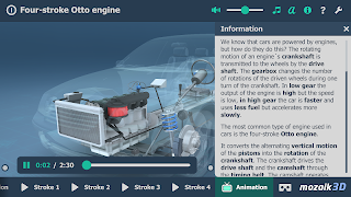 Four-stroke Otto engine 3D screenshot 4