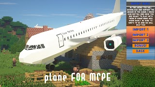 Plane Mod for Minecraft PE 포스터