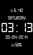 Dock Station Digital Clock screenshot 3
